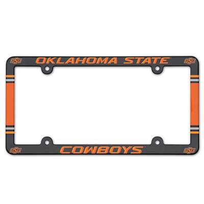 Oklahoma State Cowboys Plastic License Plate Frame