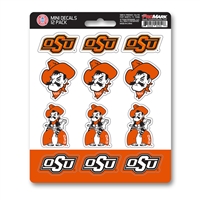Oklahoma State Cowboys Mini Decals - 12 Pack