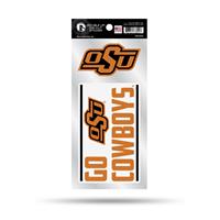 Oklahoma State Cowboys Double Up Die Cut Decal Set