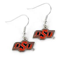 Oklahoma State Cowboys Dangler Earrings - Alt