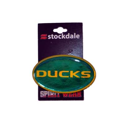 Oregon Ducks Oval Domed Acrylic Lapel Pin