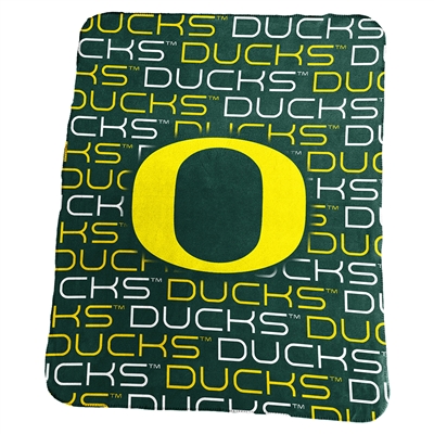 Oregon Ducks Classic Fleece Blanket