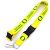 Oregon Ducks Logo Lanyard - Yellow