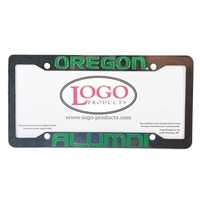 Oregon Ducks Alumni Chrome Plastic License Plate Frame
