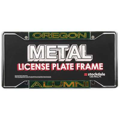 Oregon Ducks Metal Alumni Inlaid Acrylic License Plate Frame