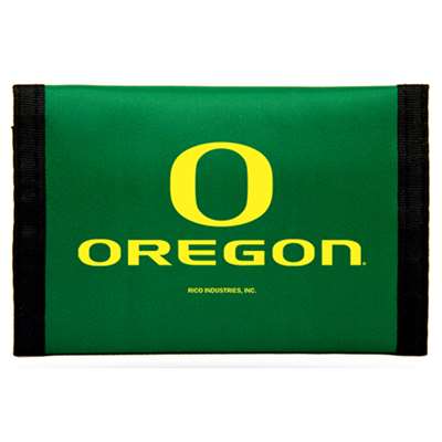 Oregon Ducks Nylon Tri-Fold Wallet