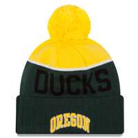 Oregon Ducks New Era Sport Knit Pom Beanie
