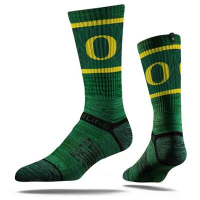 Oregon Ducks Strideline Premium Crew Sock - Green