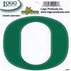 Oregon Ducks Logo Decal - Green - 4.5" x 3.5"