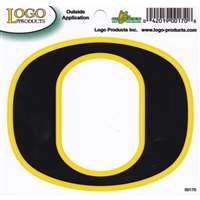Oregon Ducks Logo Decal - Black - 6" x 5"