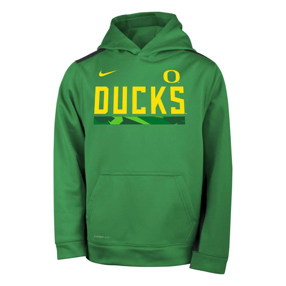 Nike Oregon Ducks Youth Therma-FIT Performance Hoodie