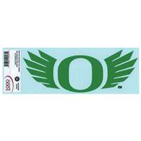 Oregon Ducks Wings Logo Transfer Decal - 6.5" x 2.5" - Green