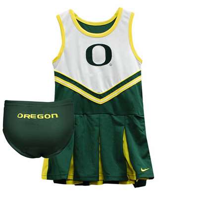Nike Oregon Ducks Girls 2-Piece Cheer Dress