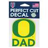 Oregon Ducks Perfect Cut Decal - Dad