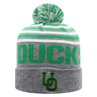 Oregon Ducks Top of the World Ensuing Cuffed Knit Beanie