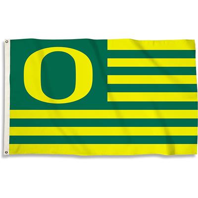 Oregon Ducks 3' x 5' Flag - Stripes