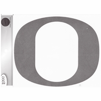 Oregon Ducks Logo Transfer Decal - 6" x 9.75" - Chrome