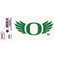 Oregon Ducks Logo Transfer Decal - 1.5" x 4" - Wings - Green
