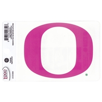 Oregon Ducks Logo Transfer Decal - 4" - O - Pink