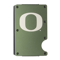 Oregon Ducks Aluminum RFID Cardholder - Army Green