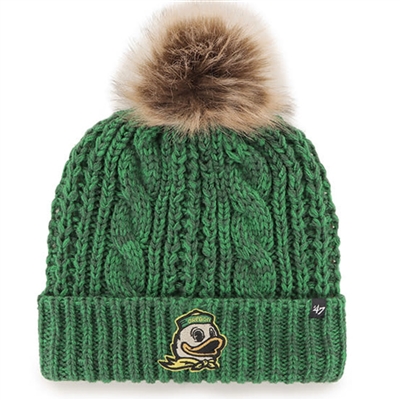 Oregon Ducks 47 Brand Womens Meeko Pom Knit - Kell