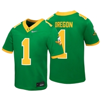 Nike Oregon Ducks Preschool Replica Football Jersey - #1 - Apple Green