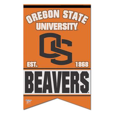 Oregon State Beavers Premium Felt Banner - 17" X 26"