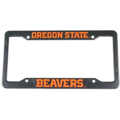 Oregon State Beavers Plastic License Plate Frame