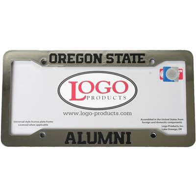Oregon State Beavers Alumni Chrome Plastic License Plate Frame