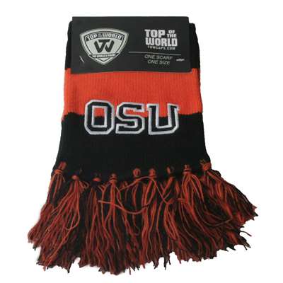 Oregon State Beavers Top of the World Stripe Scarf
