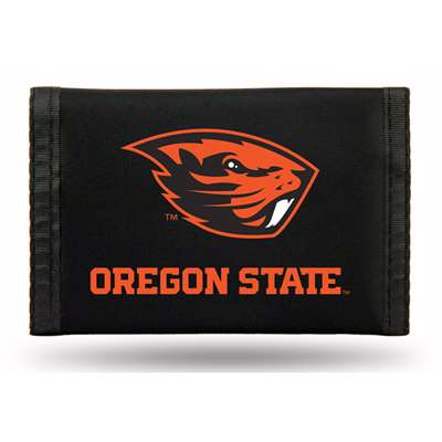 Oregon State Beavers Nylon Tri-Fold Wallet