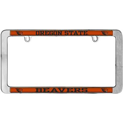 Oregon State Beavers Thin Metal License Plate Frame
