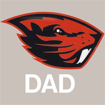 Oregon State Beavers Transfer Decal - Dad