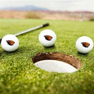 Oregon State Beavers Golf Balls - Set of 3