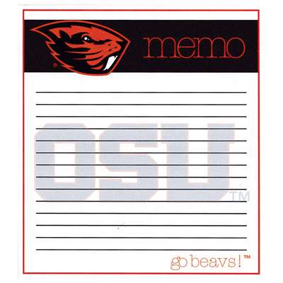 Oregon State Beavers Memo Note Pad - 2 Pads