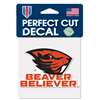 Oregon State Beavers Perfect Cut Decal - Beaver Believer
