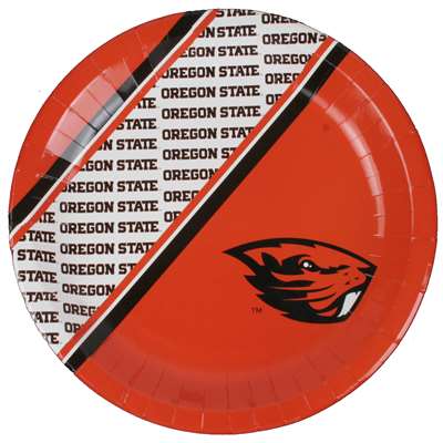 Oregon State Beavers Disposable Paper Plates - 20 Pack