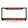 Oregon State Beavers Inlaid Acrylic Black License Plate Frame