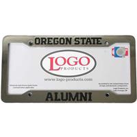 Oregon State Beavers Metal Chrome License Plate Fr