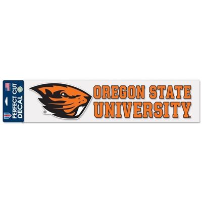 Oregon State Beavers Perfect Cut Decal Strip - 4" 