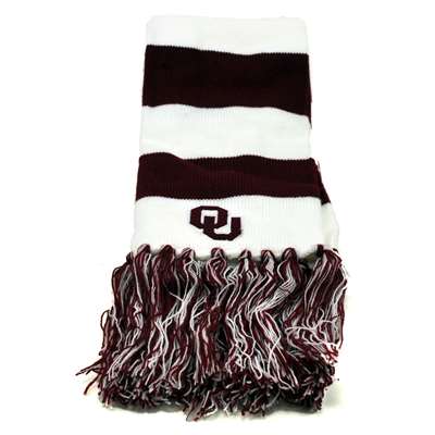 Oklahoma Sooners Top of the World Stripe Scarf
