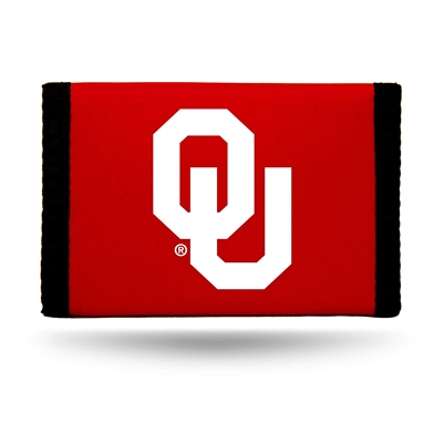 Oklahoma Sooners Nylon Tri-Fold Wallet