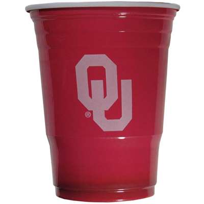 Oklahoma Sooners Plastic Game Day Cup - 18 Count