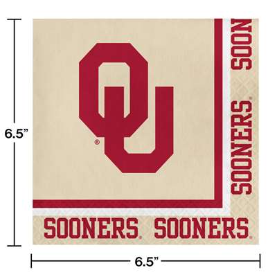 Be ready for game day! Cheer on your favorite college team with these full color, paper lunch napkins. This pack contains 20, 2-ply napkins that are a high quality addition to any gathering. Measures 6.5 inches by 6.5 inches. Officially licensed by the NC