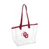 Oklahoma Sooners Clear Stadium Tote Bag