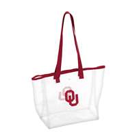 Oklahoma Sooners Clear Stadium Tote Bag