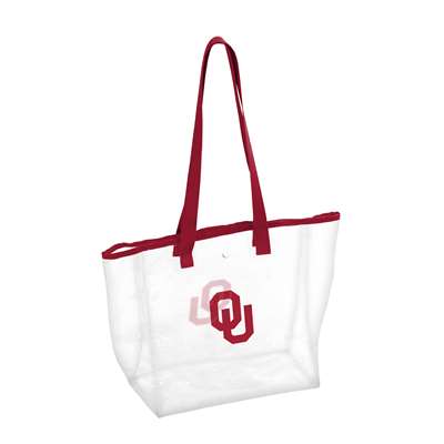 Oklahoma Sooners Clear Stadium Tote Bag