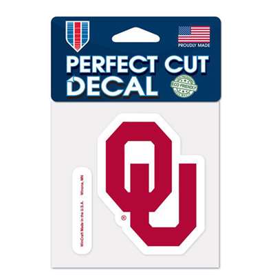 Oklahoma Sooners Perfect Cut Decal - 11.5" x 9"