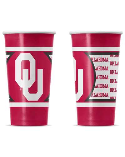 Oklahoma Sooners Disposable Paper Cups - 20 Pack