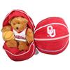Oklahoma Sooners Stuffed Bear in a Ball - Basketball